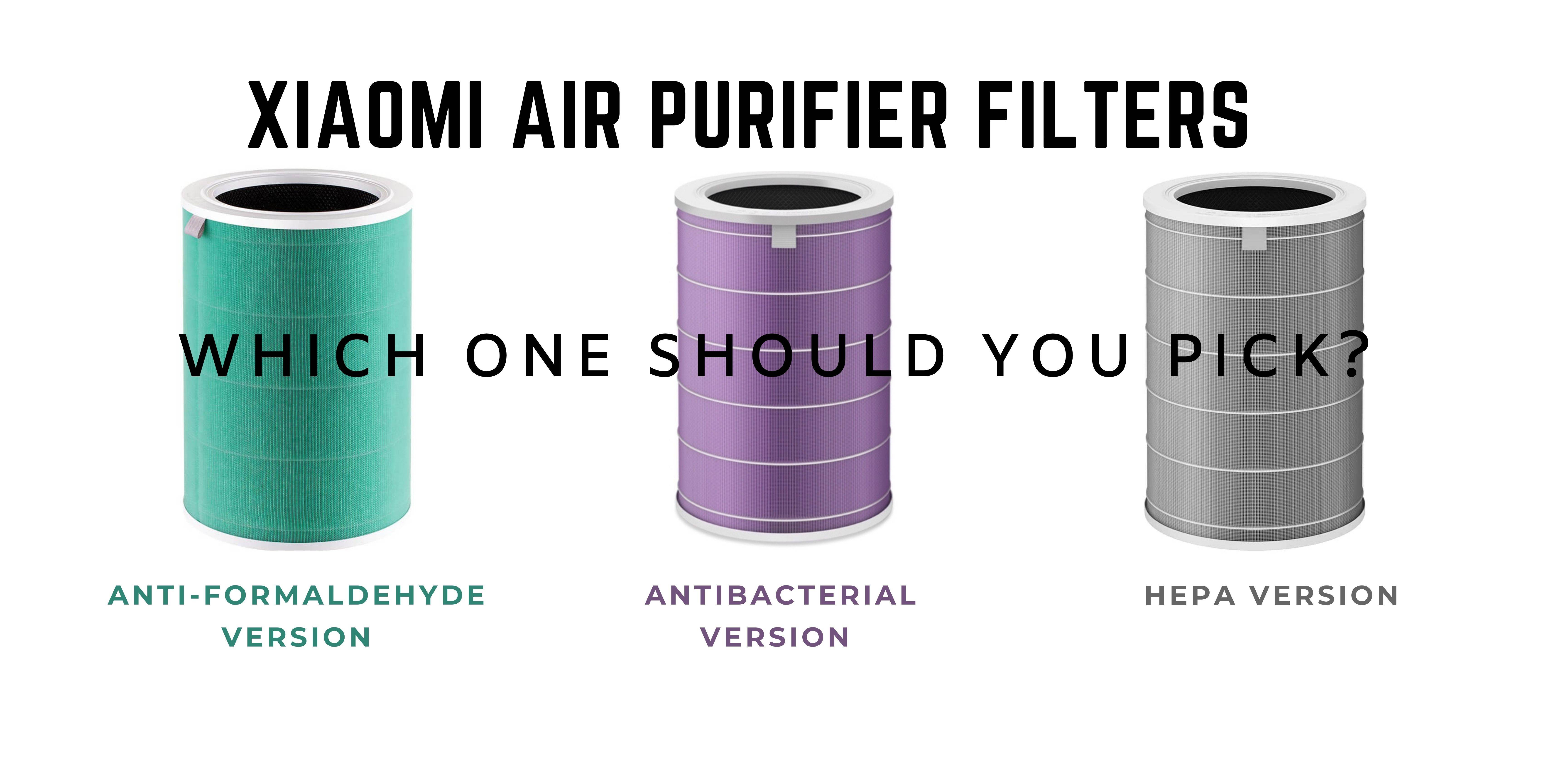 Xiaomi Air Purifier Filters – Green vs Purple vs Grey, which one is best  for you?