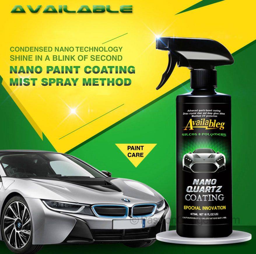Nano Quartz Coating Spray Availableg for Car / Scooters / Paint Surface
