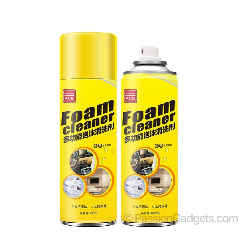 Car Foam Cleaner 300ml Quick Car Cleaning Spray Fruit Scented Mild Foam  Cleaner Effective Car Cleaner For Home Auto Coatings - AliExpress