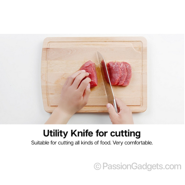 Xiaomi Huohou Composite Steel 5 in 1 Knife set Kitchenware 4 knives and